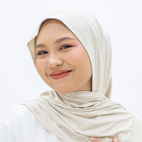 Everyday Hijabs GLOWco Exclusive Bamboo Lazy Shawl in Oyster