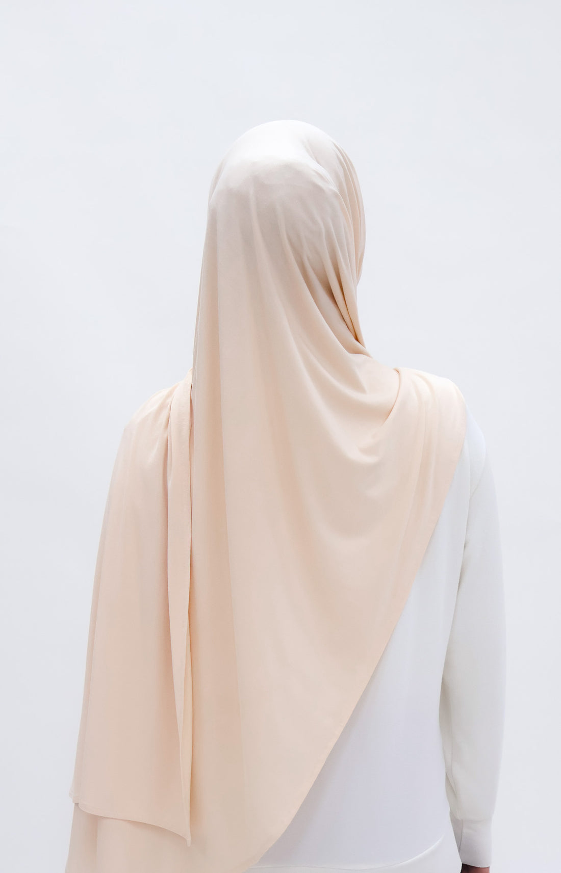 Everyday Hijabs GLOWco Exclusive Bamboo Lazy Shawl in Soft Peach