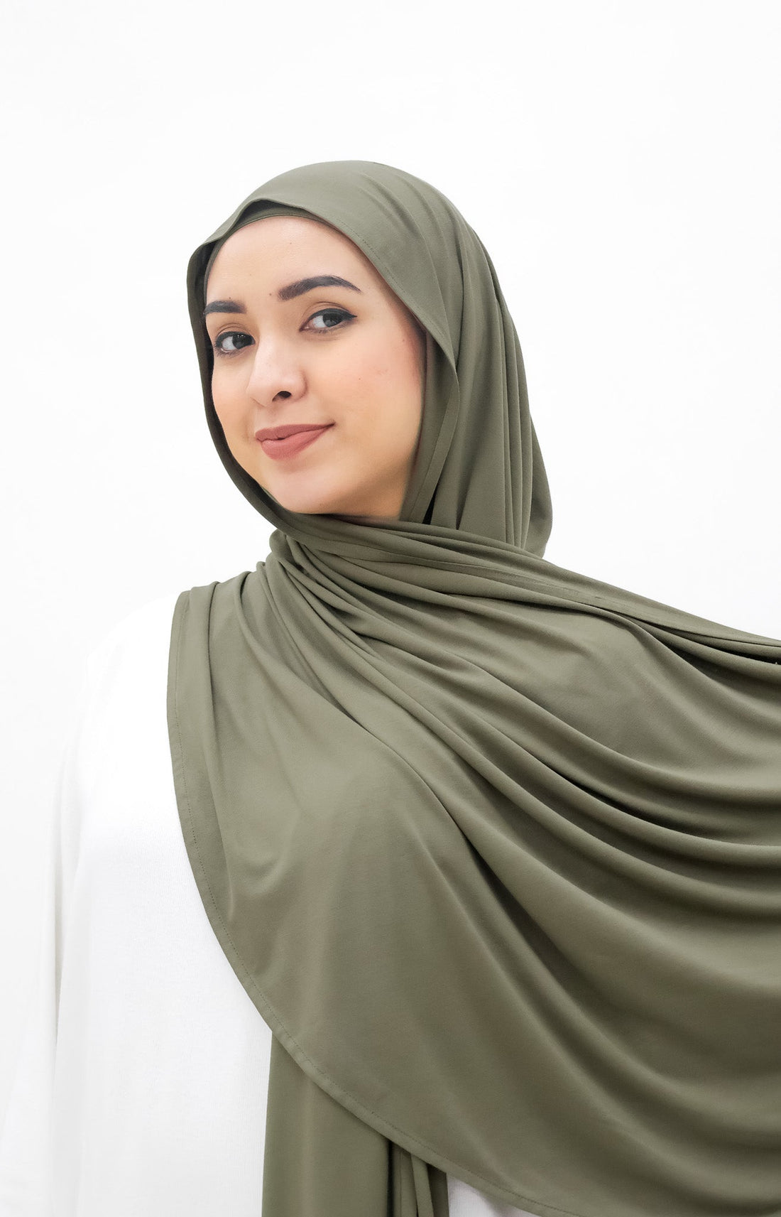 Everyday Hijabs GLOWco Exclusive Bamboo Shawl (with inner) in Olive