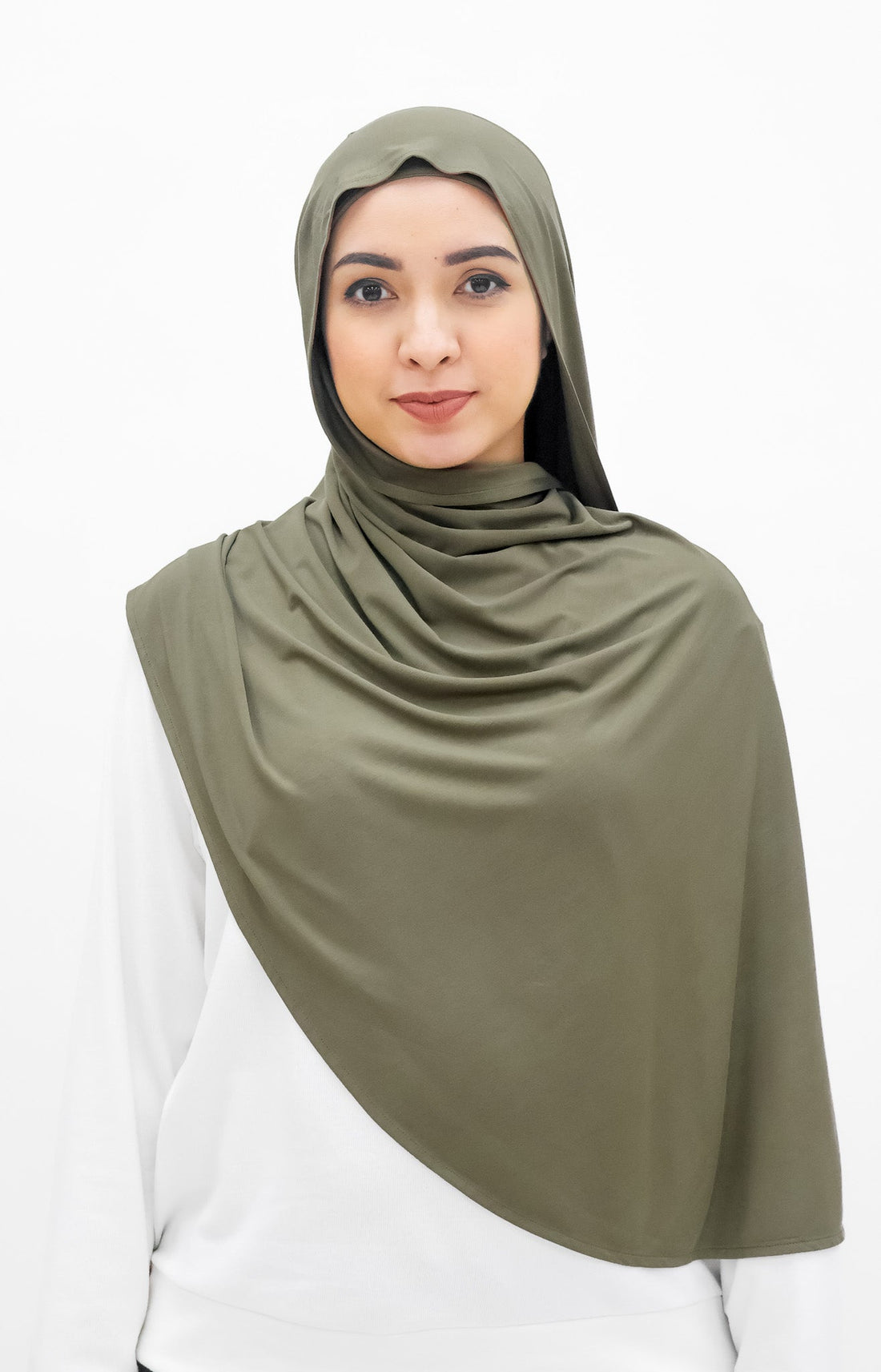 Everyday Hijabs GLOWco Exclusive Bamboo Shawl (with inner) in Olive