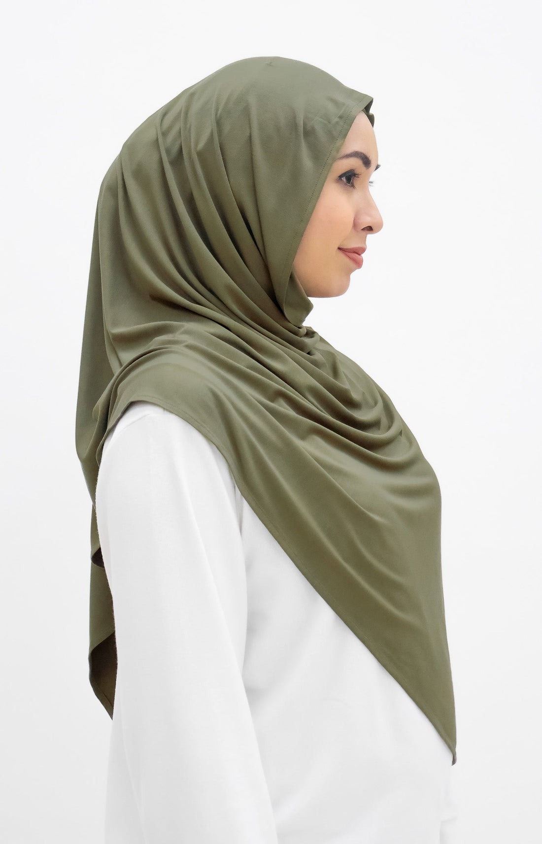 Everyday Hijabs GLOWco Exclusive Bamboo Shawl (with inner) in Olive
