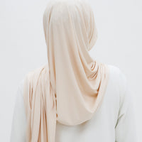 Everyday Hijabs GLOWco Exclusive Bamboo Shawl (with inner) in Soft Peach