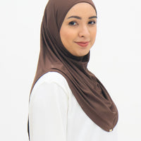 Everyday Hijabs GLOWco Exclusive Bamboo Slip-on Maxi in Oak