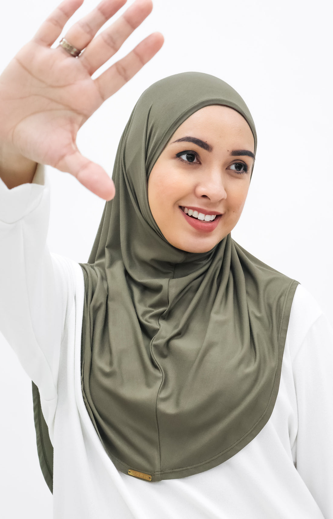 Everyday Hijabs GLOWco Exclusive Bamboo Slip-on Maxi in Olive