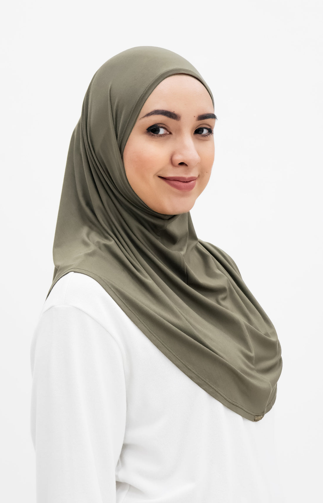 Everyday Hijabs GLOWco Exclusive Bamboo Slip-on Maxi in Olive