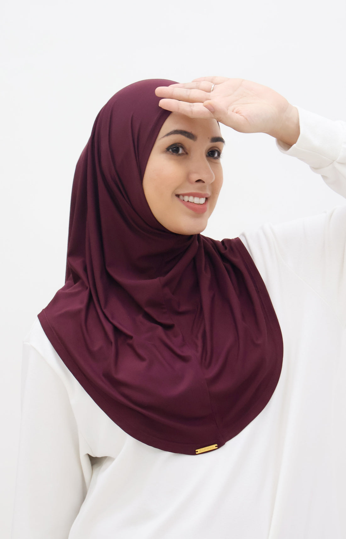 Everyday Hijabs GLOWco Exclusive Bamboo Slip-on Maxi in Plum