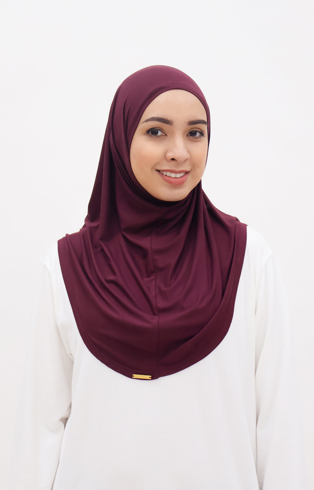 Everyday Hijabs GLOWco Exclusive Bamboo Slip-on Maxi in Plum