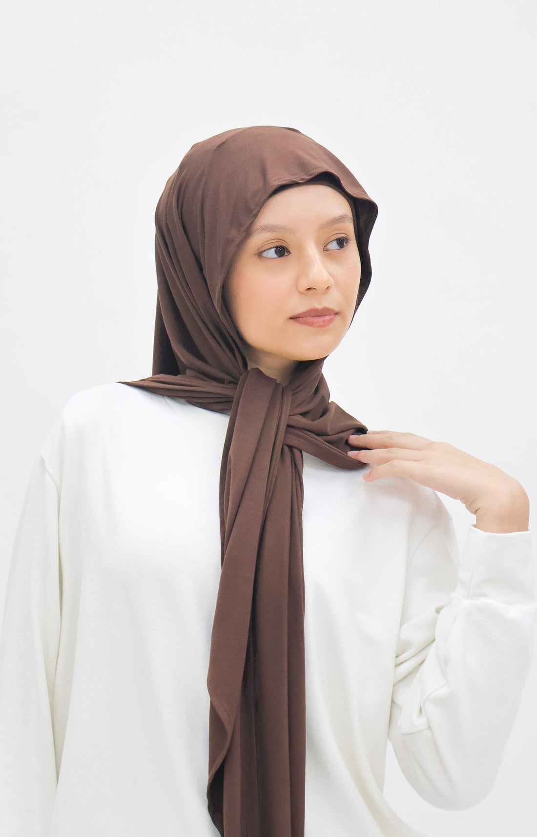 Everyday Hijabs GLOWco Exclusive Bamboo Tri Scarf (with inner) in Oak