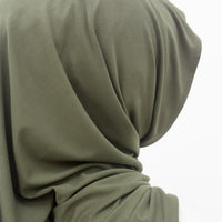 Everyday Hijabs GLOWco Exclusive Bamboo Tri Scarf (with inner) in Olive