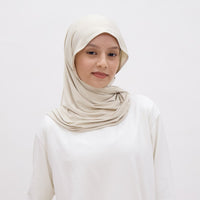 Everyday Hijabs GLOWco Exclusive Bamboo Tri Scarf (with inner) in Oyster