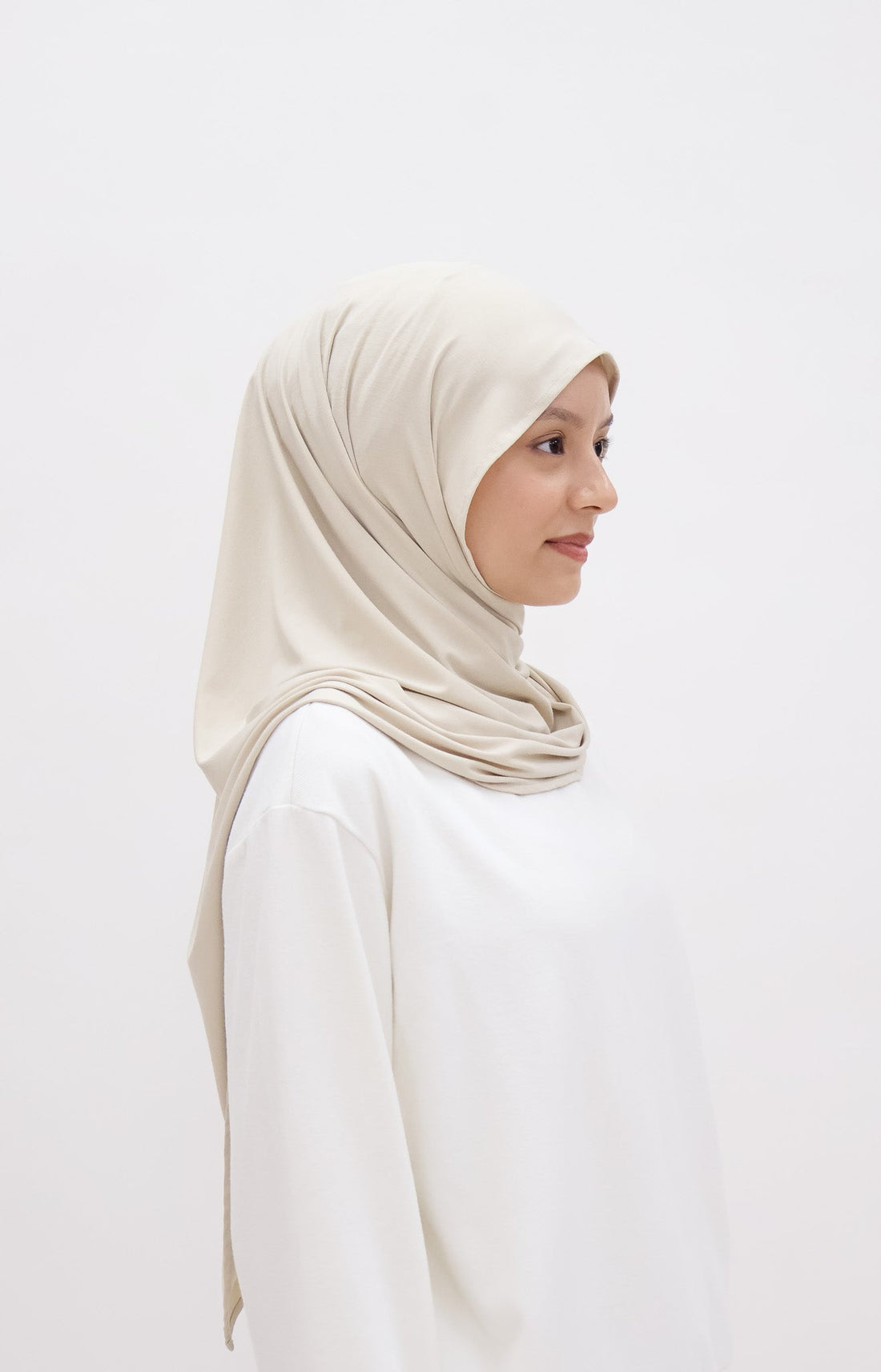 Everyday Hijabs GLOWco Exclusive Bamboo Tri Scarf (with inner) in Oyster