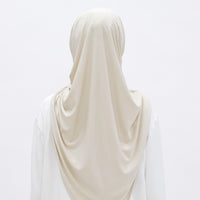 Everyday Hijabs GLOWco Exclusive Bamboo Tri Scarf (with inner) in Oyster