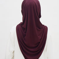 Everyday Hijabs GLOWco Exclusive Bamboo Tri Scarf (with inner) in Plum