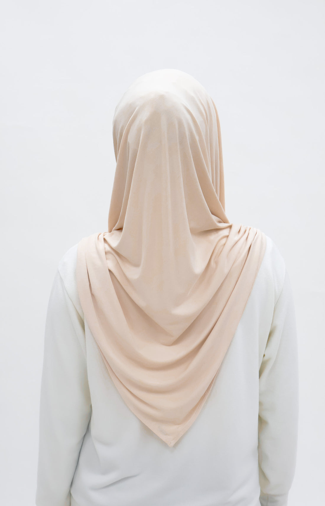 Everyday Hijabs GLOWco Exclusive Bamboo Tri Scarf (with inner) in Soft Peach