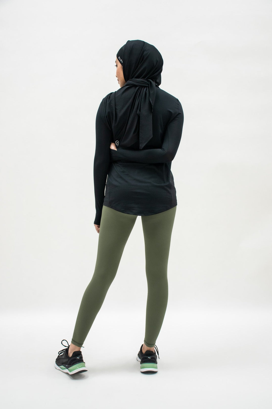 Bottoms GLOWco Exclusive Butter Soft Tights in Olive Green