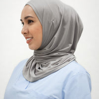 Sports Hijabs GLOWco Exclusive Essential Glow Hijab in Grey