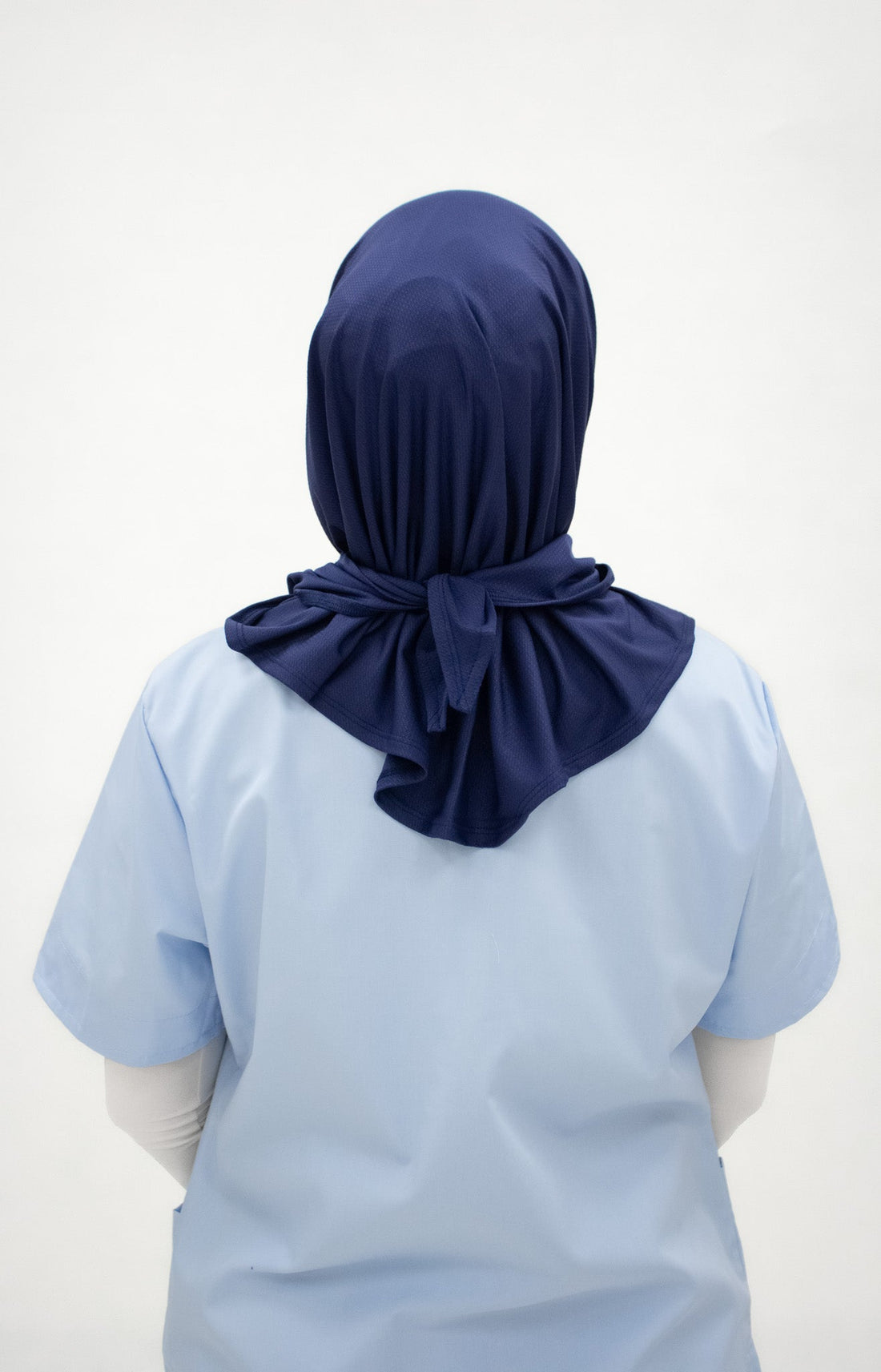 Sports Hijabs GLOWco Exclusive Essential Glow Hijab in Navy Blue