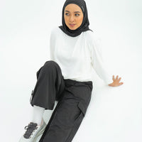 Bottoms GLOWco Exclusive Everyday Street Cargo Pants in Black