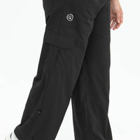Bottoms GLOWco Exclusive Everyday Street Cargo Pants in Black
