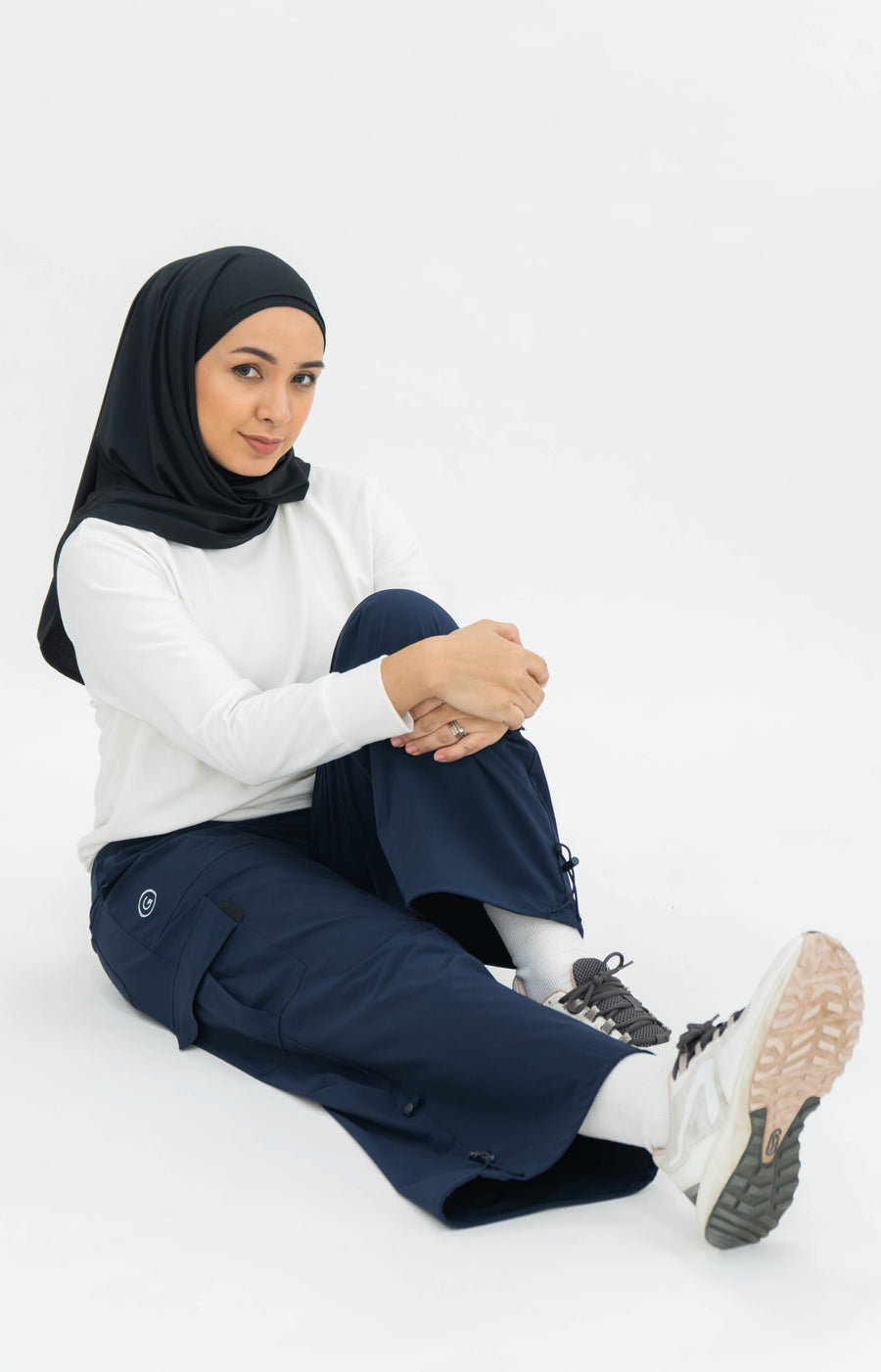 Bottoms GLOWco Exclusive Everyday Street Cargo Pants in Navy