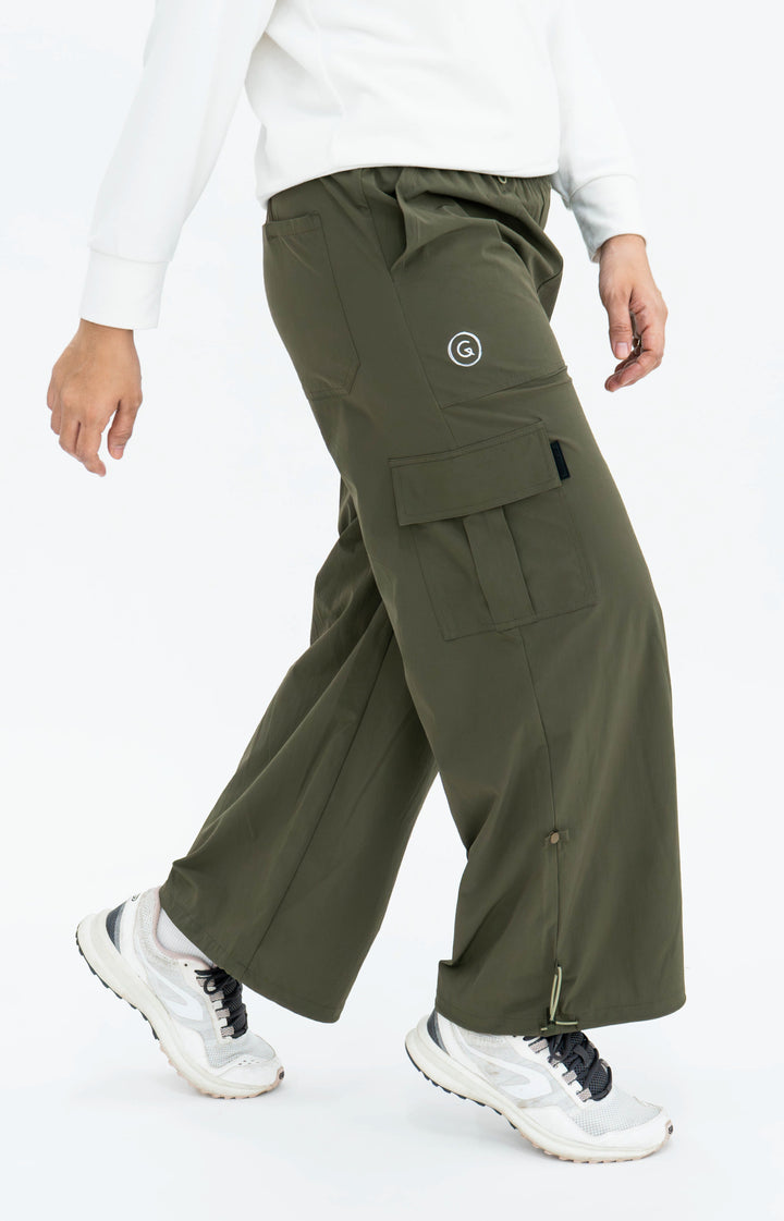 Bottoms GLOWco Exclusive Everyday Street Cargo Pants in Olive