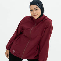 Tops GLOWco Exclusive Everyday Street Parka in Burgundy