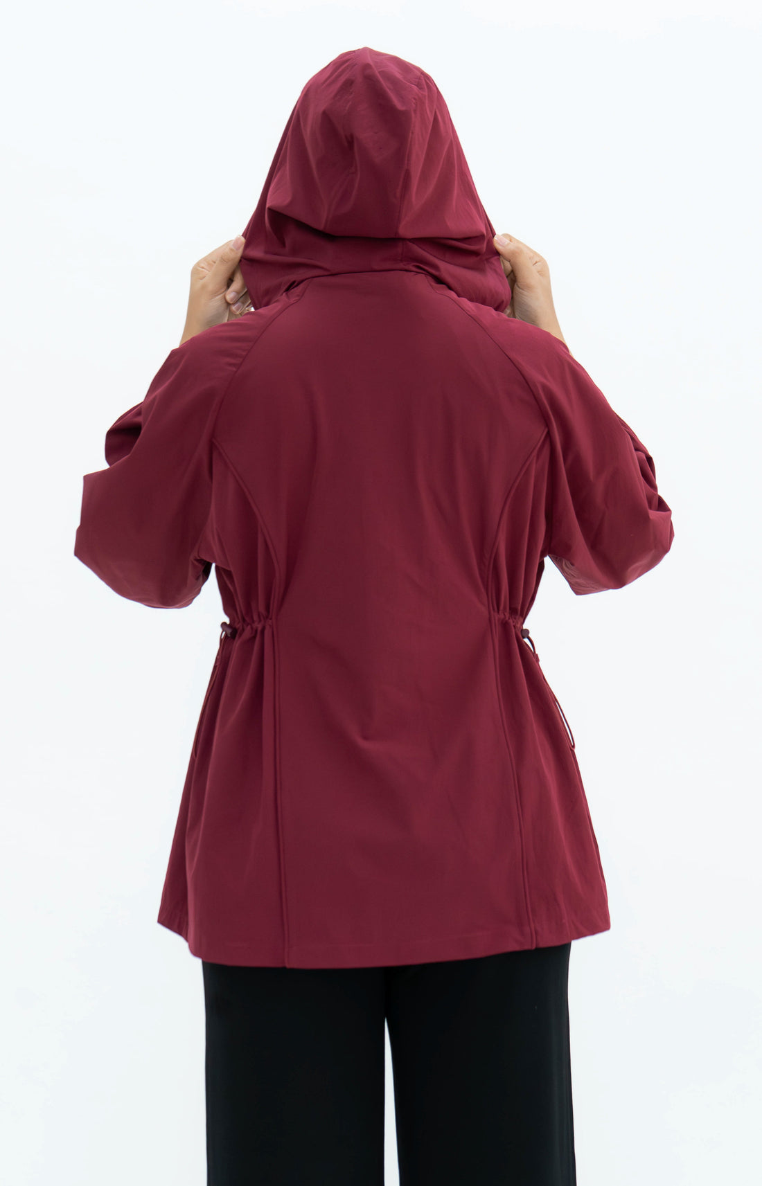 Tops GLOWco Exclusive Everyday Street Parka in Burgundy
