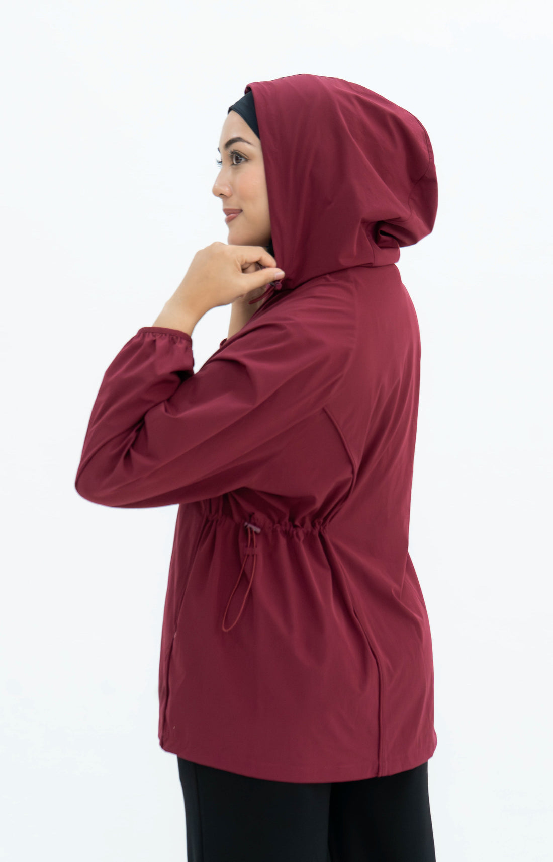 Tops GLOWco Exclusive Everyday Street Parka in Burgundy