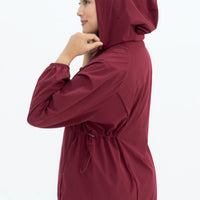 Tops GLOWco Exclusive Everyday Street Parka in Burgundy
