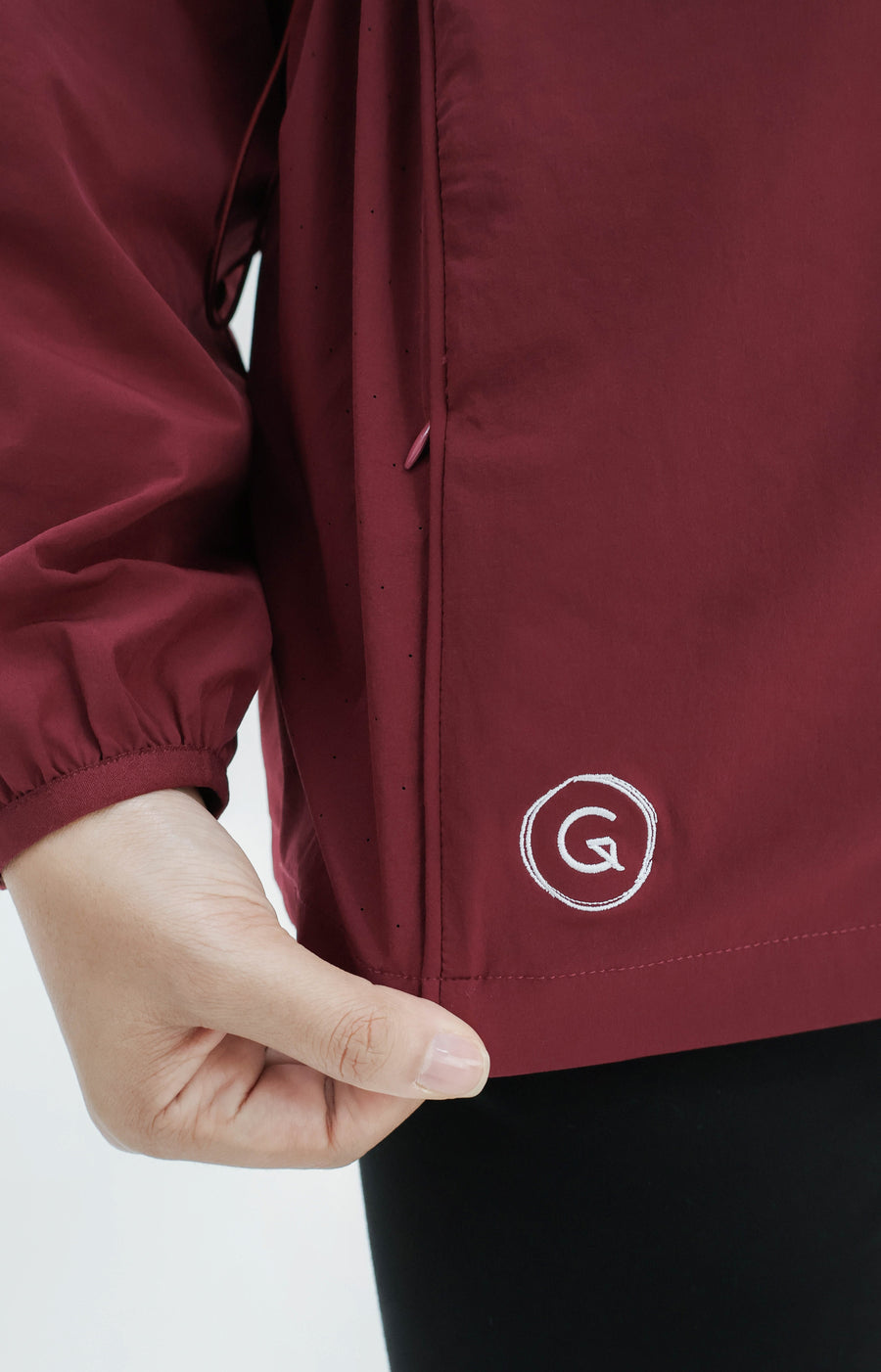 Tops GLOWco Exclusive Everyday Street Parka in Burgundy