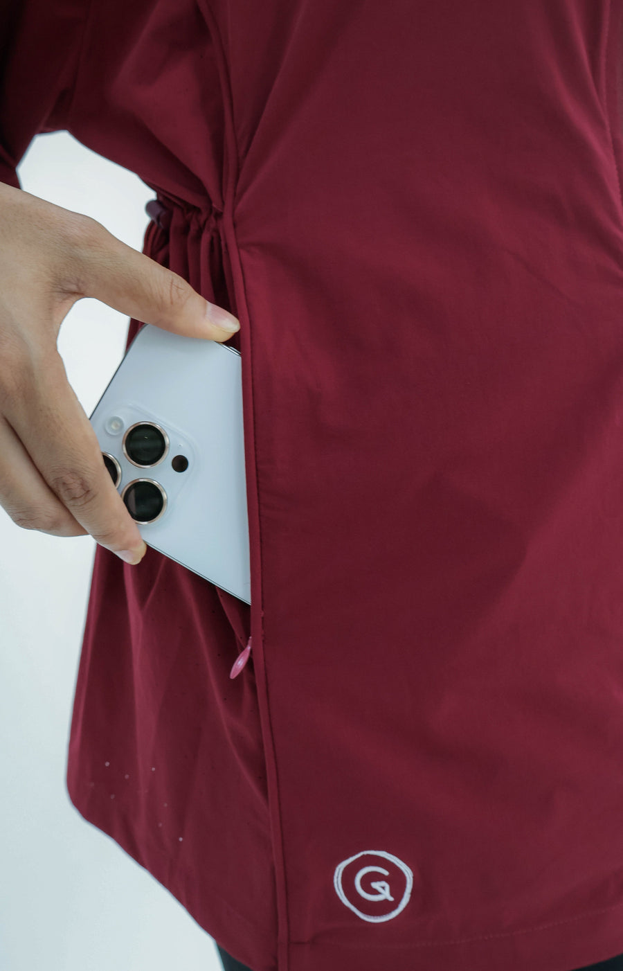 Tops GLOWco Exclusive Everyday Street Parka in Burgundy