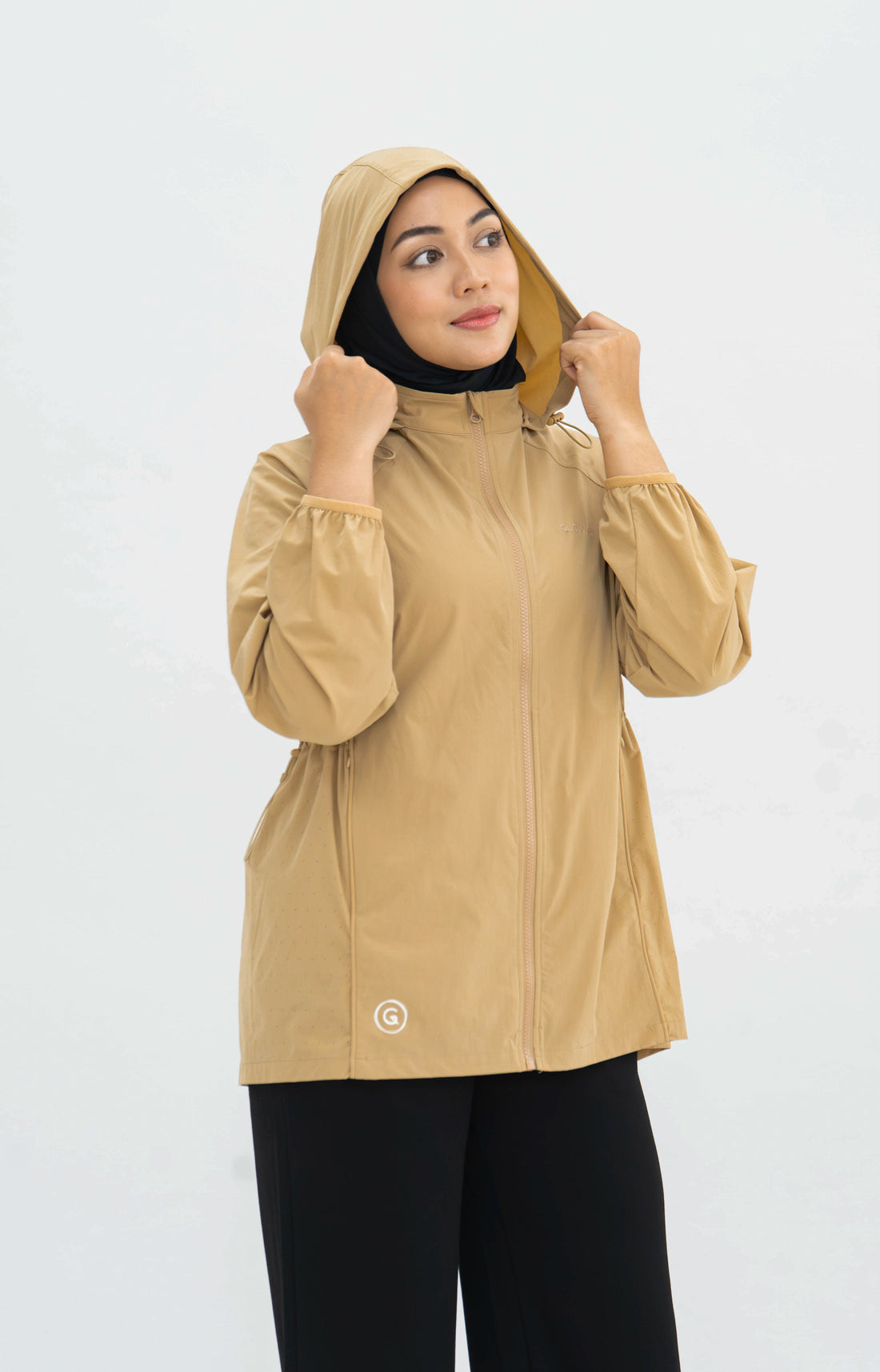 Tops GLOWco Exclusive Everyday Street Parka in Khaki
