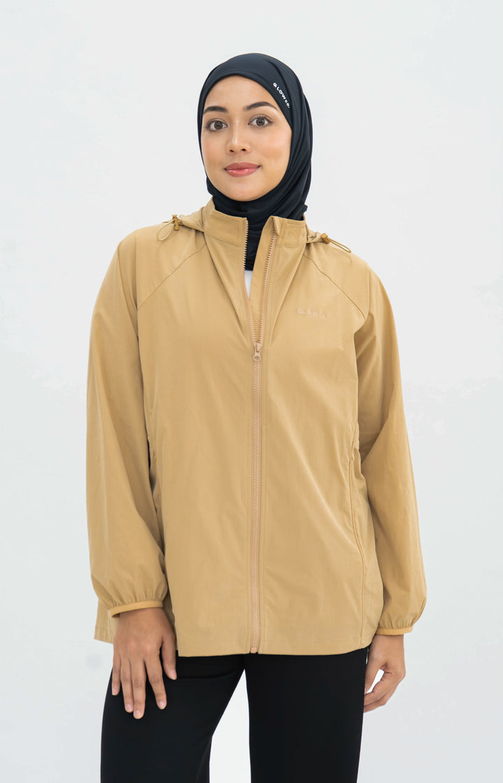 Tops GLOWco Exclusive Everyday Street Parka in Khaki
