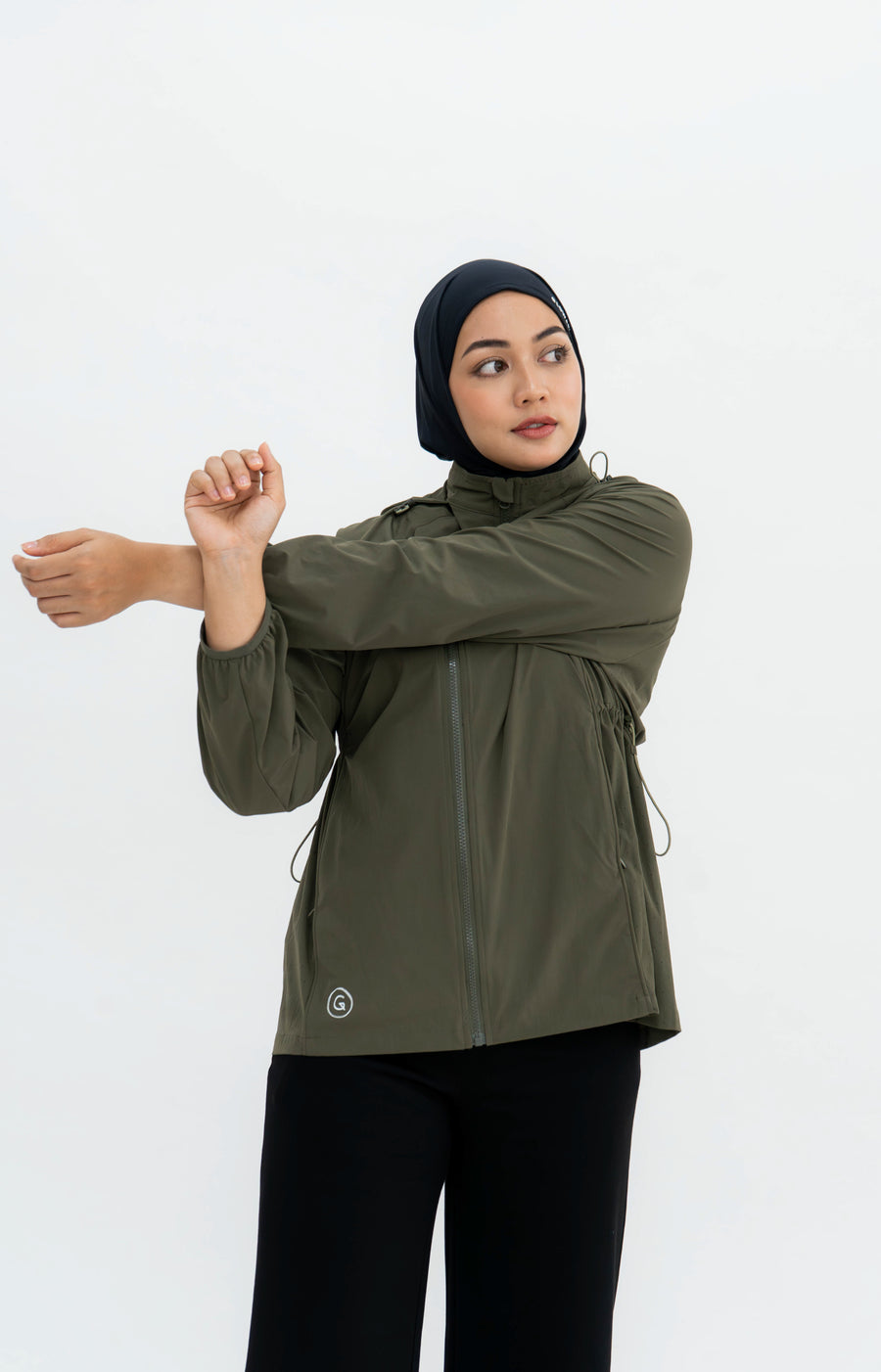 Tops GLOWco Exclusive Everyday Street Parka in Olive