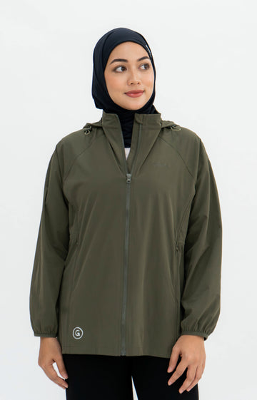 Tops GLOWco Exclusive Everyday Street Parka in Olive