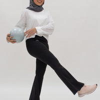Bottoms GLOWco Exclusive Fit & Flare High Waisted Pocket Pants