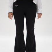 Bottoms GLOWco Exclusive Fit & Flare High Waisted Pocket Pants in Black