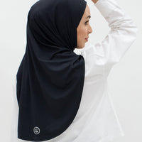 Sports Hijabs GLOWco Exclusive Instant Maxi in Black