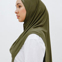 Sports Hijabs GLOWco Exclusive Instant Maxi in Burnt Olive