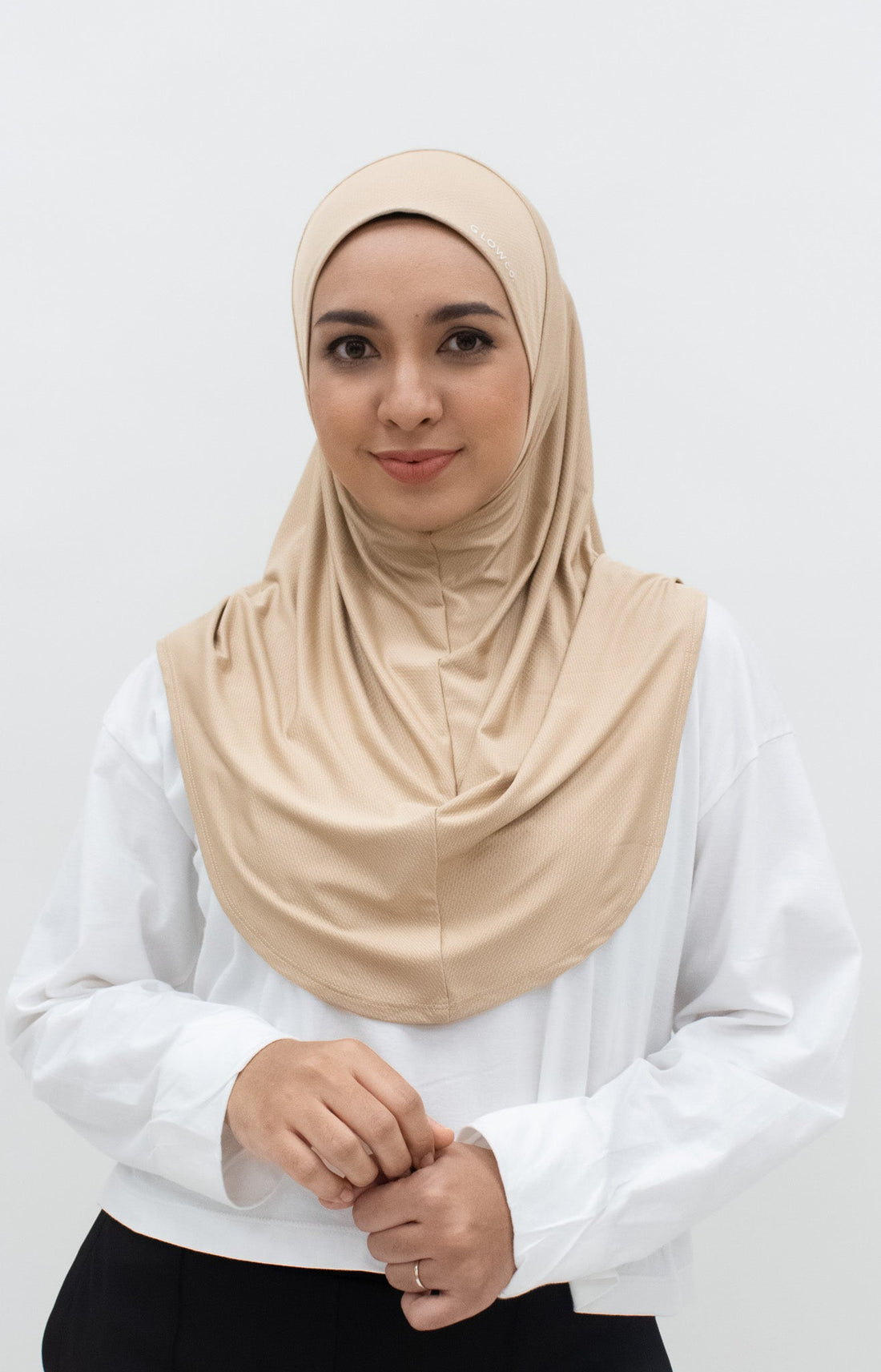 Sports Hijabs GLOWco Exclusive Instant Maxi in Cuban Sand