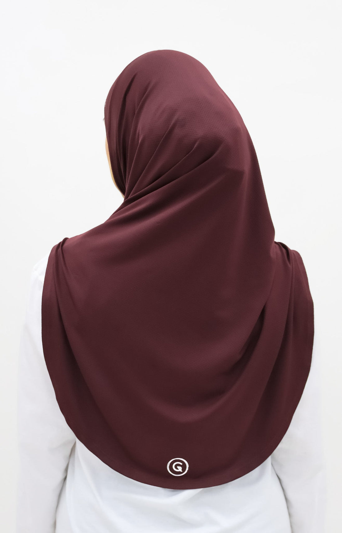 Sports Hijabs GLOWco Exclusive Instant Maxi in Deep Red