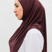 Sports Hijabs GLOWco Exclusive Instant Maxi in Deep Red