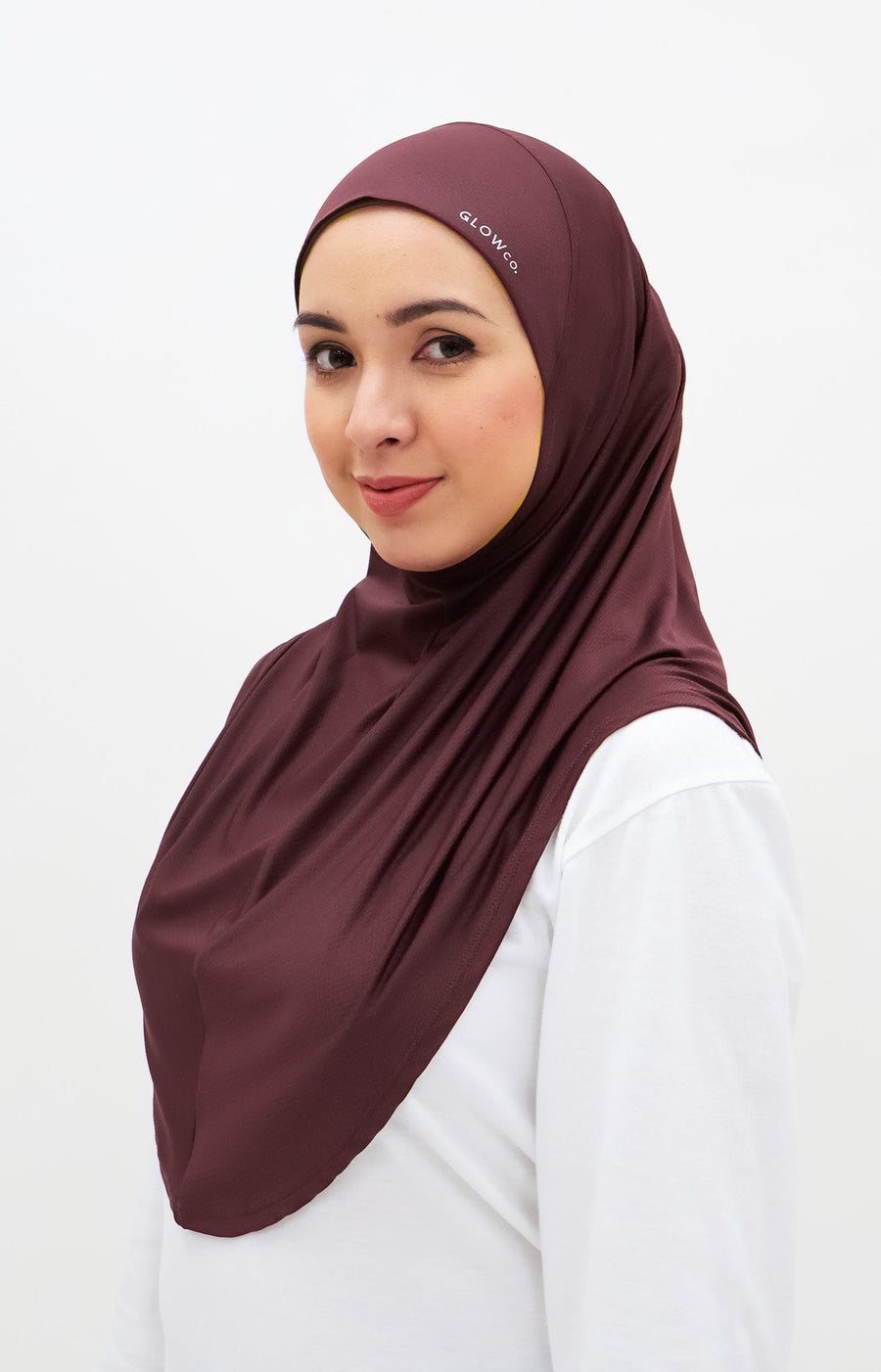 Sports Hijabs GLOWco Exclusive Instant Maxi in Deep Red