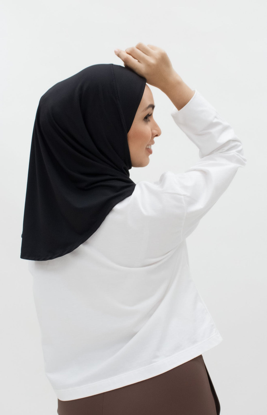 Sports Hijabs GLOWco Exclusive Instant Mini in Black