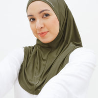 Sports Hijabs GLOWco Exclusive Instant Mini in Burnt Olive