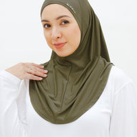 Sports Hijabs GLOWco Exclusive Instant Mini in Burnt Olive