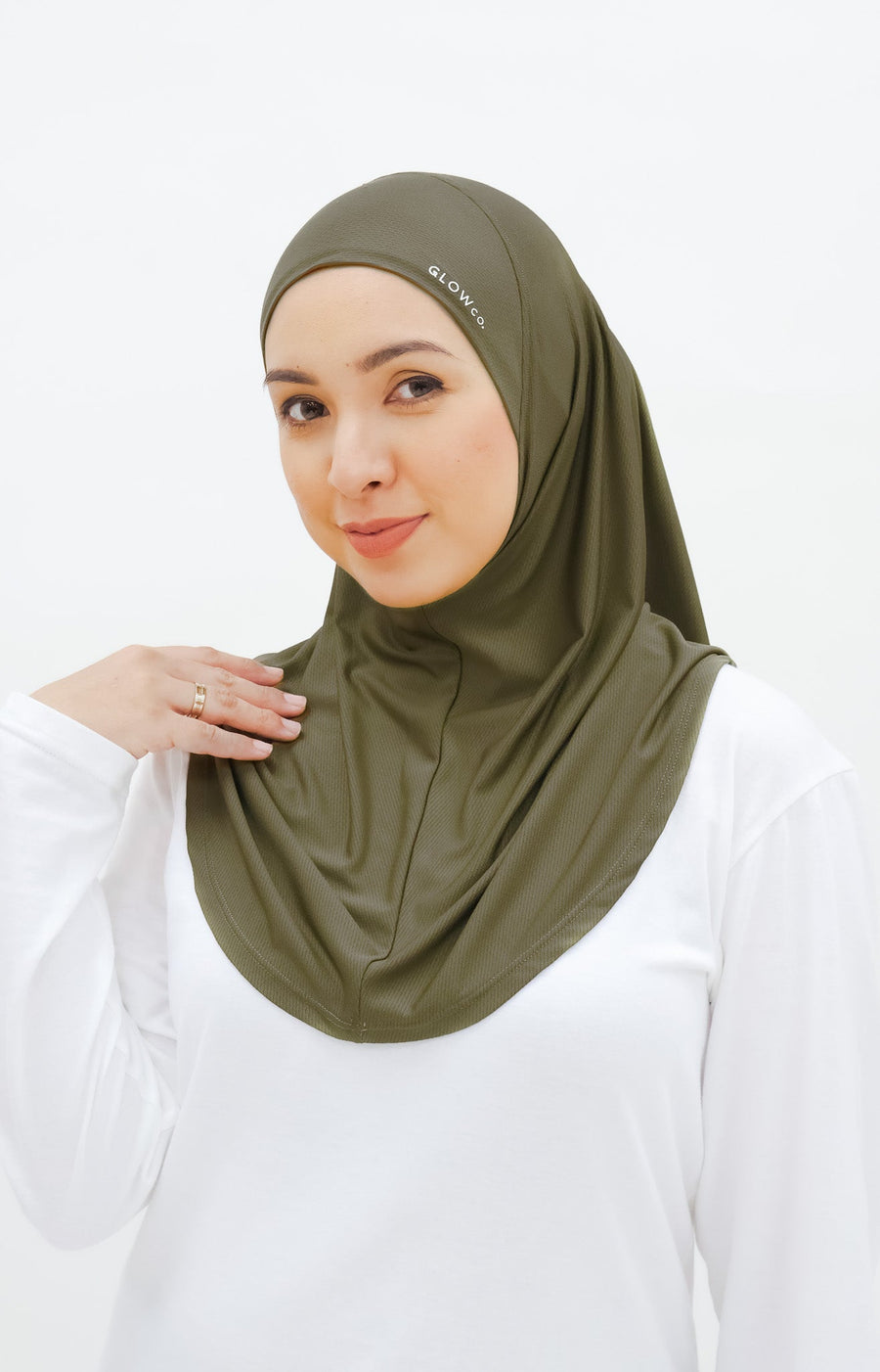 Sports Hijabs GLOWco Exclusive Instant Mini in Burnt Olive