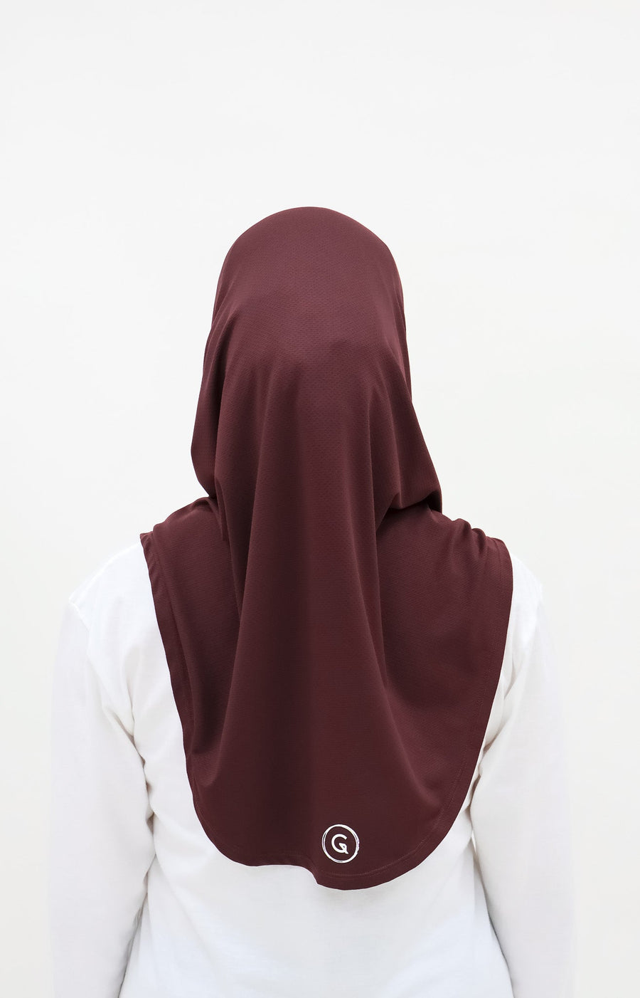 Sports Hijabs GLOWco Exclusive Instant Mini in Deep Red