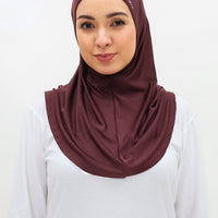 Sports Hijabs GLOWco Exclusive Instant Mini in Deep Red