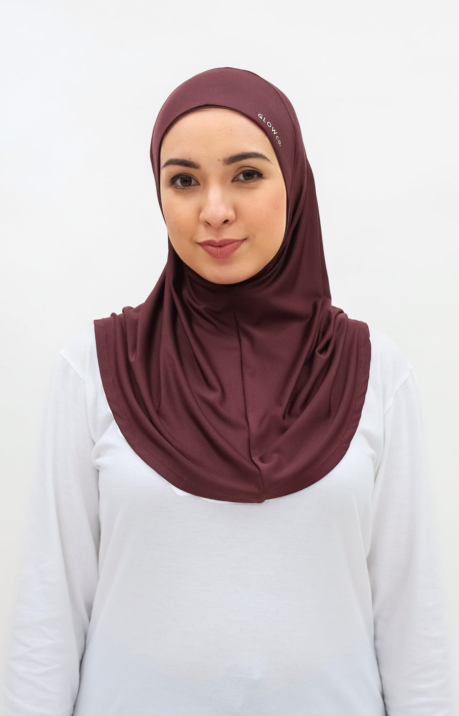 Sports Hijabs GLOWco Exclusive Instant Mini in Deep Red